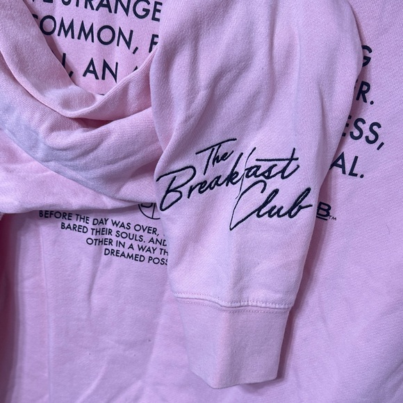 The Breakfast Club Universal Pink Graphic Sweatshirt - Picture 4 of 4